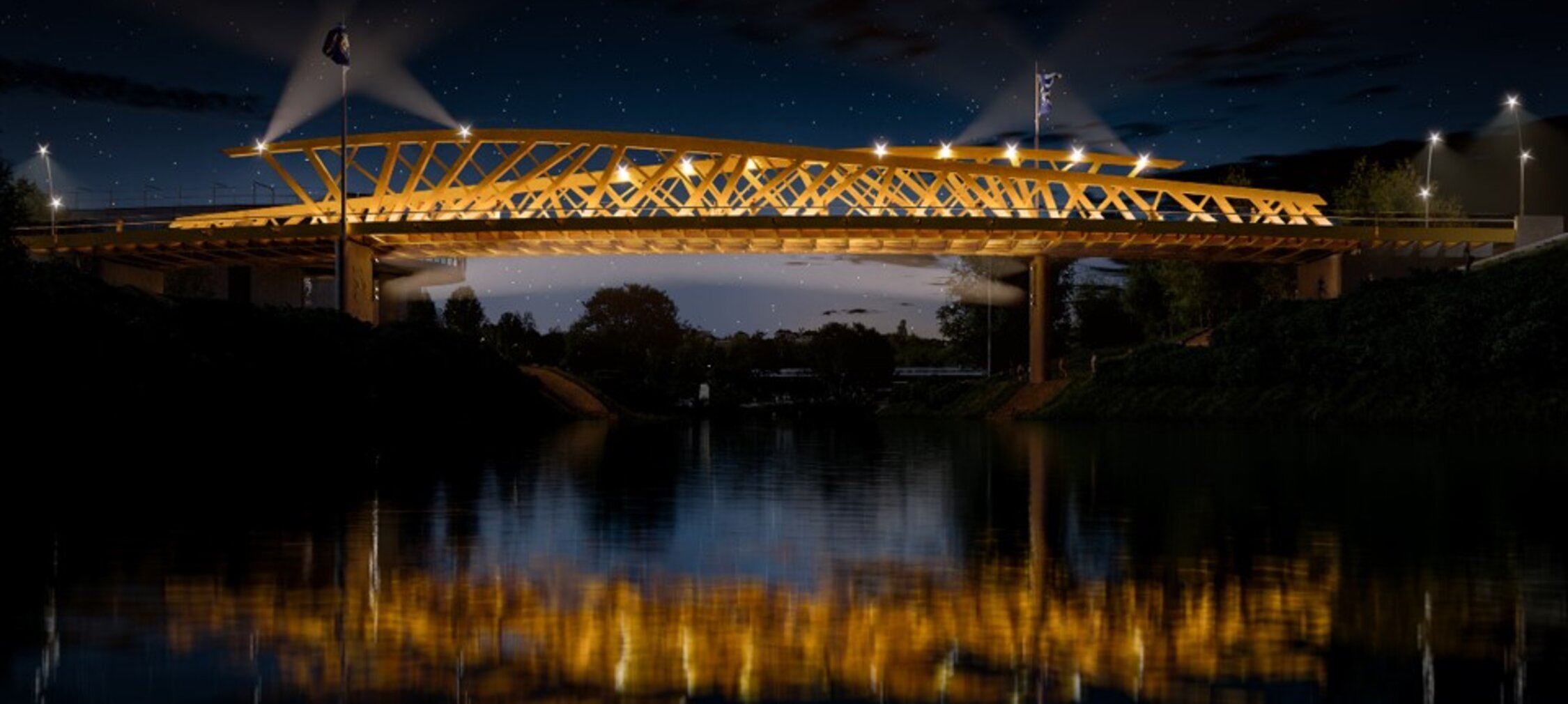 Začíná výstavba mostu Na Karolině