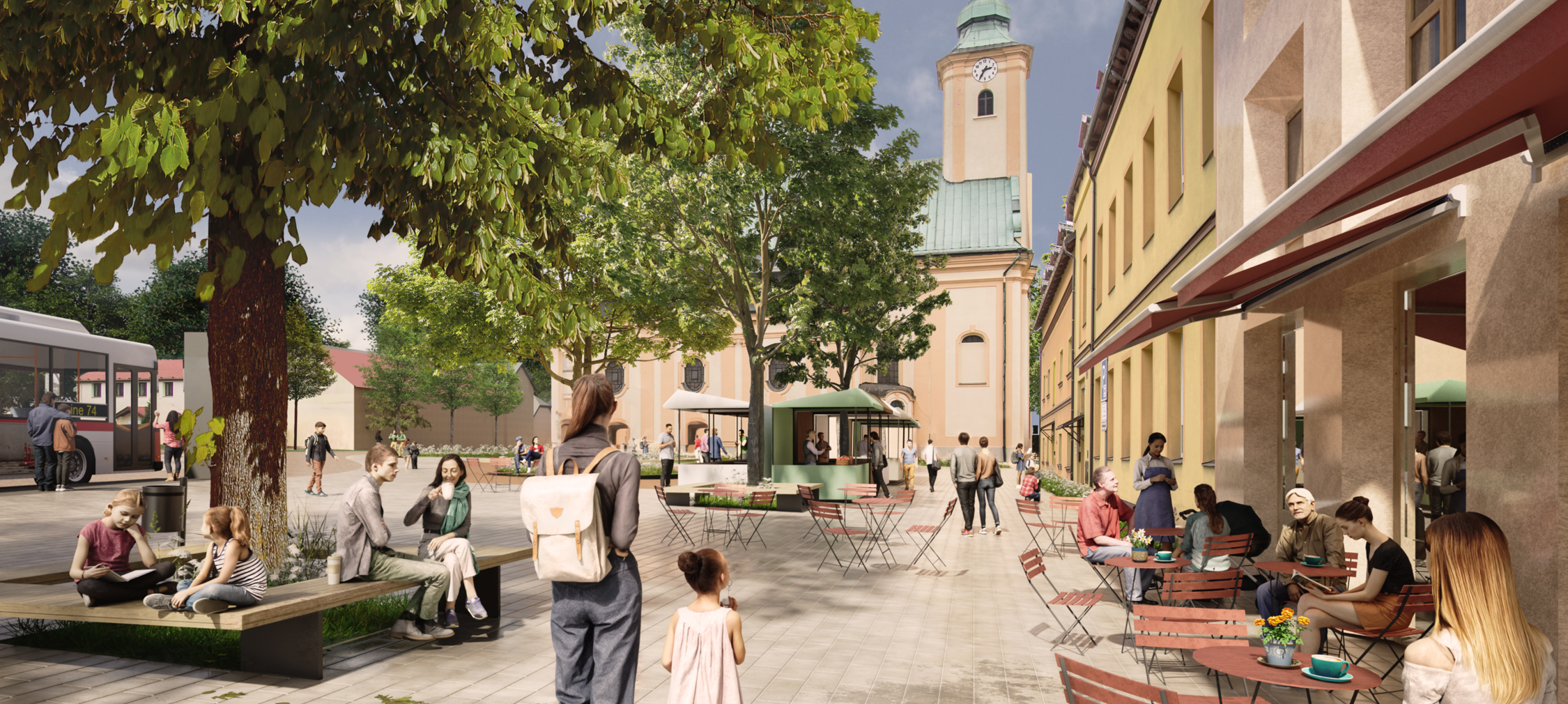 UNIT architekti dokončili studii centra Staré Bělé