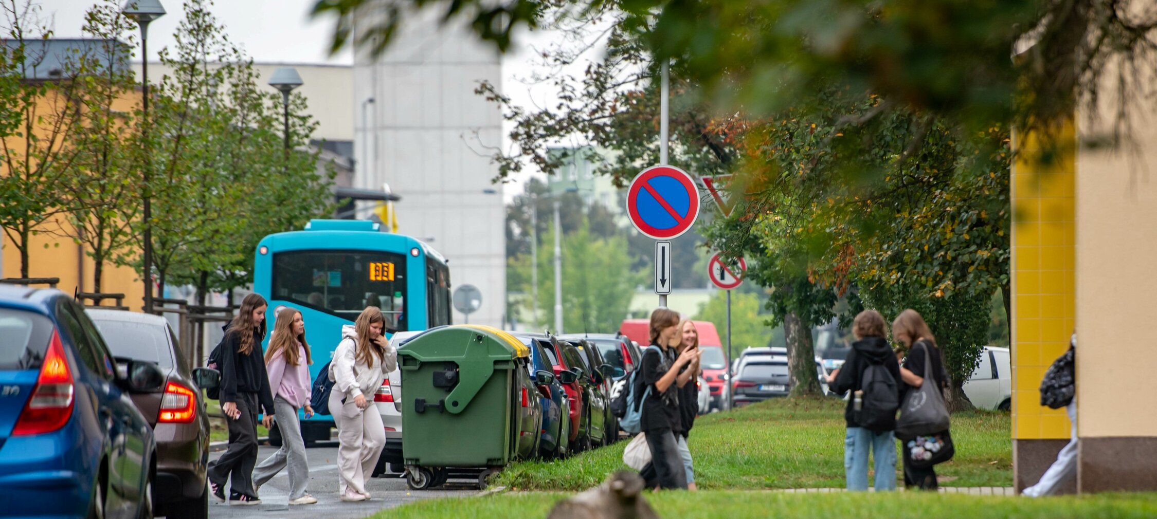 Školní ulice ZŠ Kosmonautů