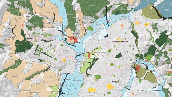 Ke koncepci zeleně jsme vytvořili interaktivní aplikaci