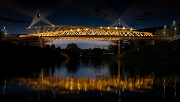 Začíná výstavba mostu Na Karolině