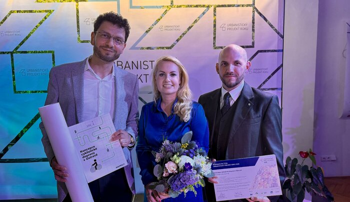 Koncepce cyklistické dopravy v Ostravě byla oceněna v soutěži Urbanistický projekt roku 2025