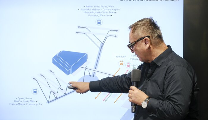 Seznamte se s novou podobou prostoru před hlavním nádražím v Ostravě