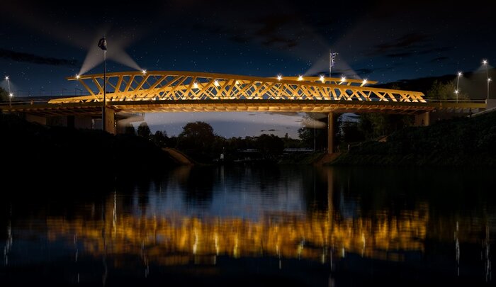 Začíná výstavba mostu Na Karolině