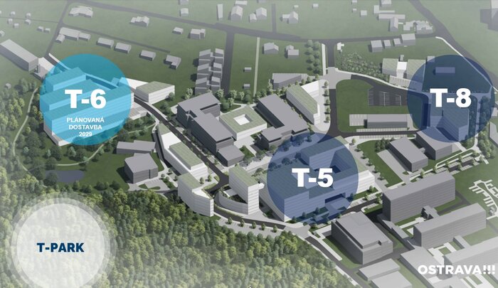 V areálu technologického parku se pracuje na projektech rozvoje v souladu se studií V areálu technologického parku se pracuje na projektech rozvoje v souladu se studií